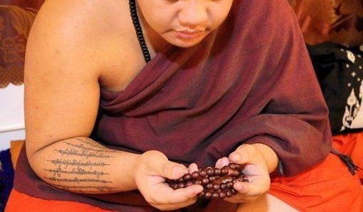 Real 108 Buddhist Necklace Mala beads Blessed by Monks