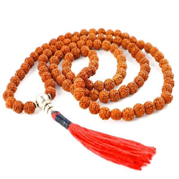 Rudraksha Seed Mala Prayer Beads Necklace